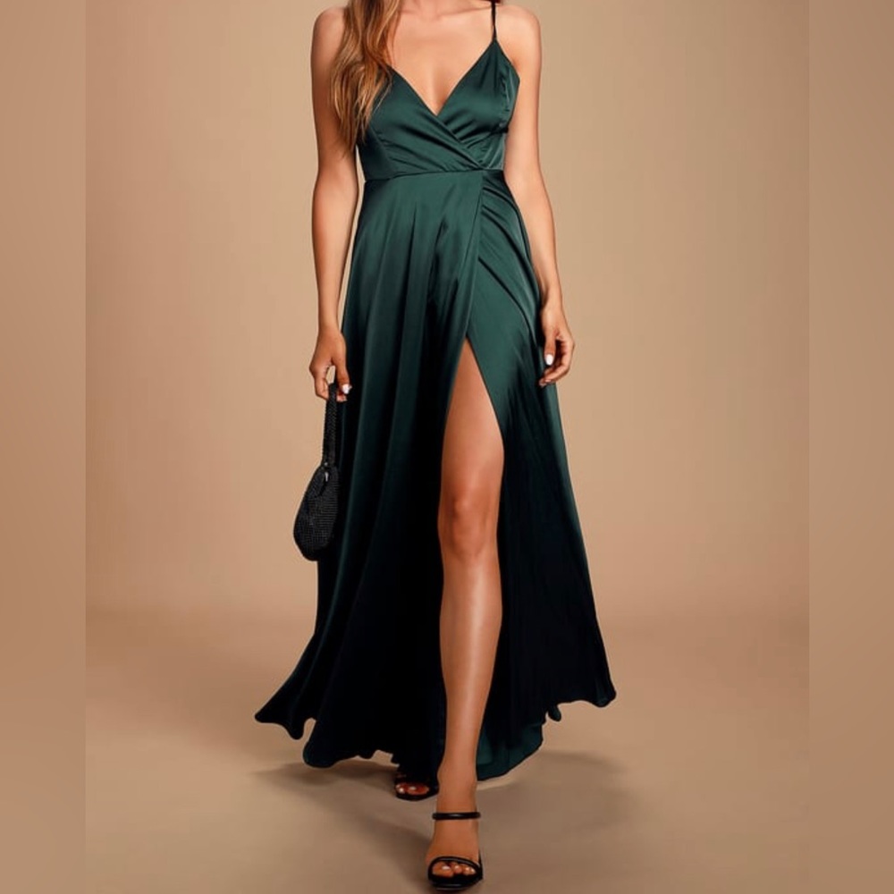 Lulu’s Satin Dress